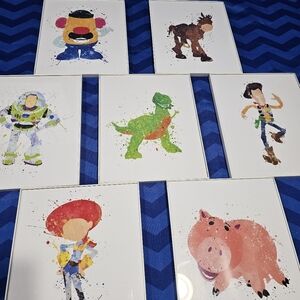 Toy Story Watercolor Prints